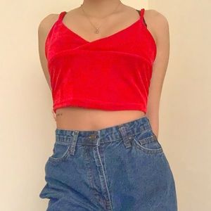 Velvet tank top